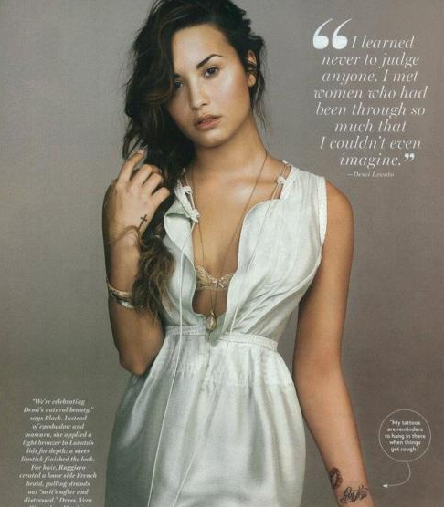 Demi Lovato Glamour Magazine Photoshoot 2011